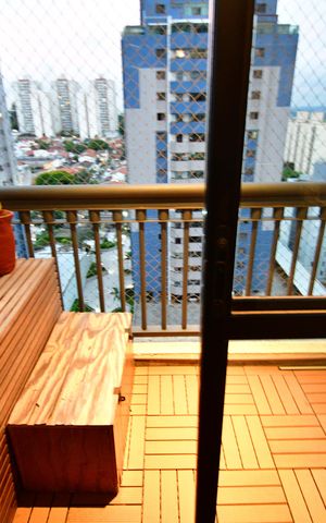 Apartamento à venda com 102m², 4 quartos e 2 vagasQuarto 1 - Sacada