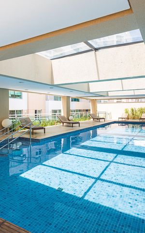 Apartamento à venda com 46m², 1 quarto e 2 vagasPiscina
