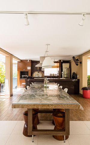 Apartamento à venda com 46m², 1 quarto e 2 vagasChurrasqueira