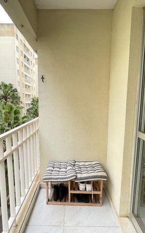 Apartamento para alugar com 55m², 2 quartos e 1 vaga Apartamento para alugar com 55m², 2 quartos e 1 vagaVaranda