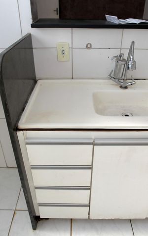 Apartamento para alugar com 43m², 2 quartos e sem vaga Apartamento para alugar com 43m², 2 quartos e sem vagaCozinha e Área de Serviço