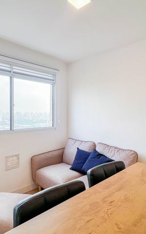 Apartamento à venda com 34m², 2 quartos e sem vagaSala