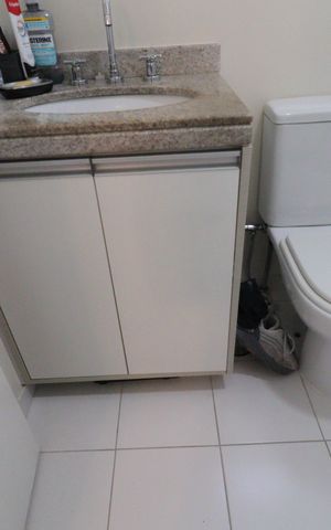 Apartamento à venda com 136m², 3 quartos e 2 vagasBanheiro Social