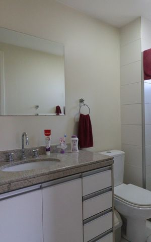 Apartamento à venda com 136m², 3 quartos e 2 vagasBanheiro da Suíte 