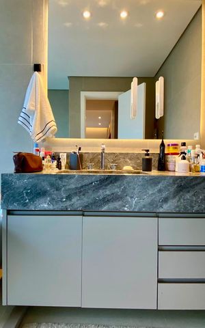 Apartamento à venda com 115m², 2 quartos e 1 vaga Apartamento à venda com 115m², 2 quartos e 1 vagaBanheiro 1