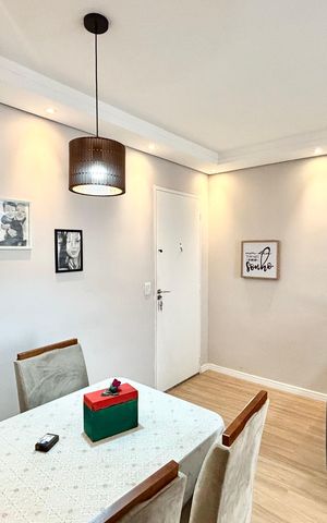 Apartamento para alugar com 47m², 2 quartos e 1 vaga Apartamento para alugar com 47m², 2 quartos e 1 vagaSala de Jantar