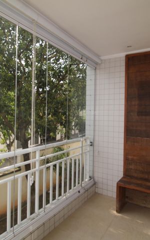 Apartamento para alugar com 120m², 3 quartos e 2 vagasSala - Varanda