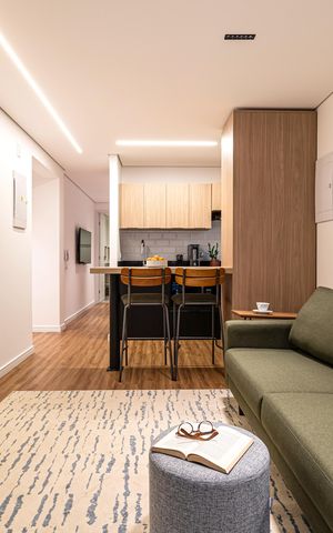 Studio para alugar com 46m², 1 quarto e sem vaga