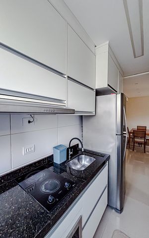Apartamento para alugar com 37m², 1 quarto e 1 vagaCozinha e Área de Serviço