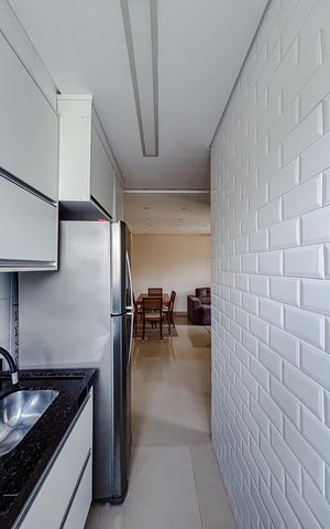 Apartamento para alugar com 37m², 1 quarto e 1 vagaCozinha e Área de Serviço