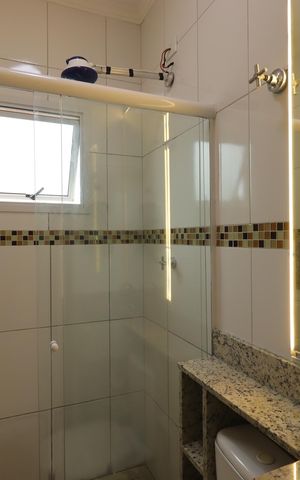 Apartamento para alugar com 59m², 2 quartos e 2 vagasBanheiro