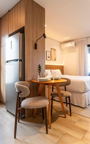 Studio para alugar com 35m², 1 quarto e sem vaga