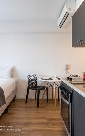 Apartamento para alugar com 40m², 1 quarto e sem vaga