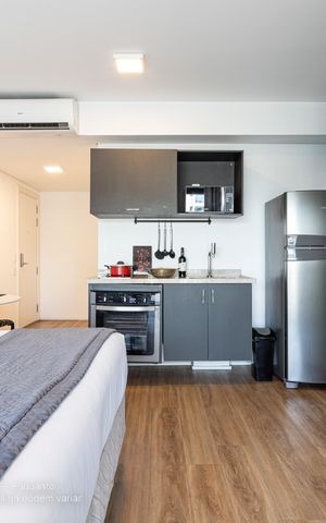Apartamento para alugar com 40m², 1 quarto e sem vaga