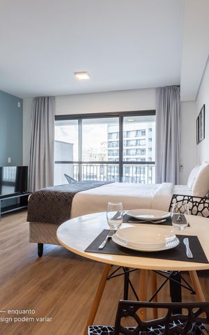 Apartamento para alugar com 40m², 1 quarto e sem vaga
