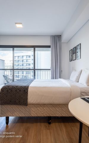 Apartamento para alugar com 40m², 1 quarto e sem vaga