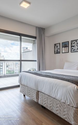Apartamento para alugar com 40m², 1 quarto e sem vaga