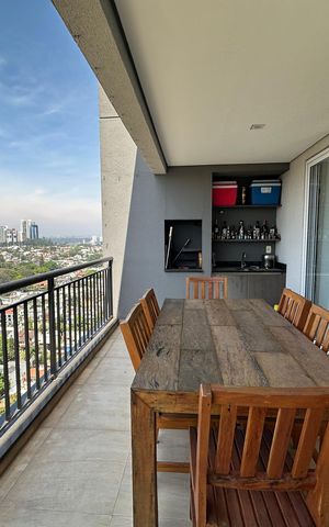 Apartamento para alugar com 167m², 3 quartos e 2 vagas Apartamento para alugar com 167m², 3 quartos e 2 vagasVaranda gourmet