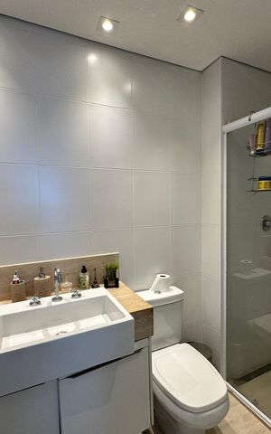 Apartamento para alugar com 167m², 3 quartos e 2 vagas Apartamento para alugar com 167m², 3 quartos e 2 vagasBanheiro da Suíte 2