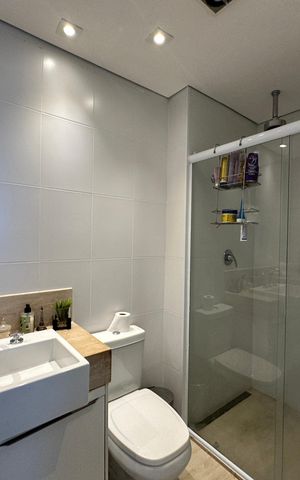 Apartamento para alugar com 167m², 3 quartos e 2 vagas Apartamento para alugar com 167m², 3 quartos e 2 vagasBanheiro da Suíte 2