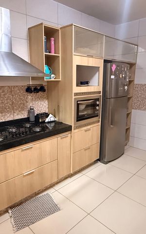 Casa de condomínio à venda com 80m², 3 quartos e 2 vagasCozinha