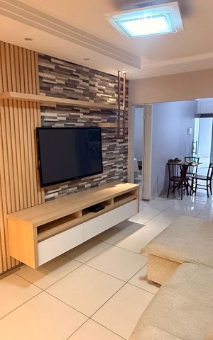 Casa de condomínio à venda com 80m², 3 quartos e 2 vagasSala