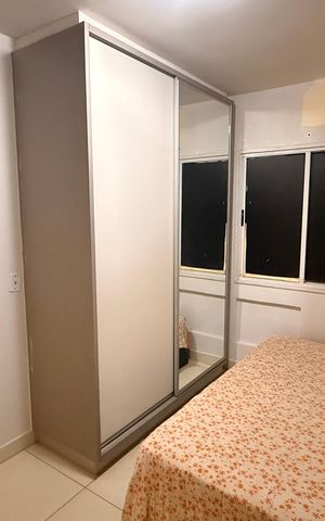 Casa de condomínio à venda com 80m², 3 quartos e 2 vagasQuarto 2