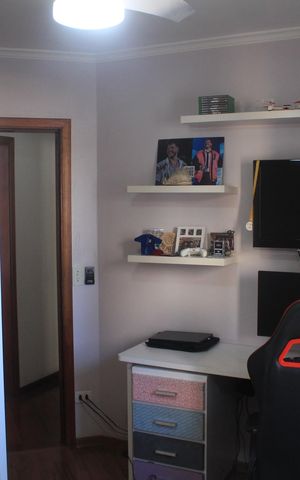 Apartamento à venda com 107m², 3 quartos e 2 vagasQuarto 2