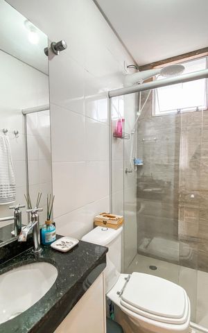 Apartamento à venda com 43m², 2 quartos e 1 vaga Apartamento à venda com 43m², 2 quartos e 1 vagaBanheiro