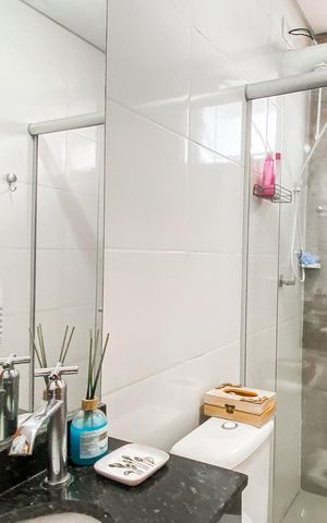 Apartamento à venda com 43m², 2 quartos e 1 vaga Apartamento à venda com 43m², 2 quartos e 1 vagaBanheiro