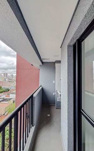 Apartamento à venda com 48m², 2 quartos e 1 vagaVaranda