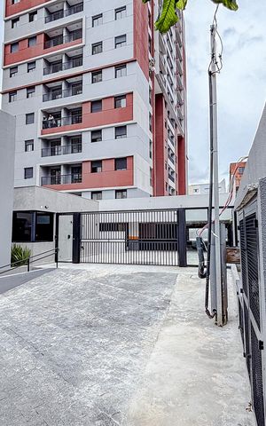 Apartamento à venda com 48m², 2 quartos e 1 vagaFachada com Placa