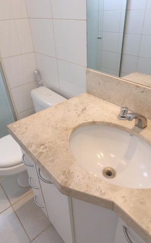 Apartamento para alugar com 110m², 3 quartos e 2 vagasBanheiro da Suíte