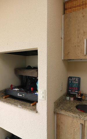 Apartamento à venda com 91m², 3 quartos e 2 vagasChurrasqueira