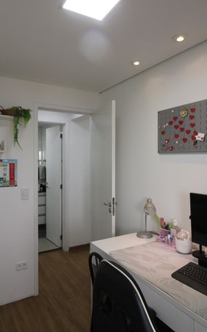 Apartamento à venda com 91m², 3 quartos e 2 vagasQuarto 2