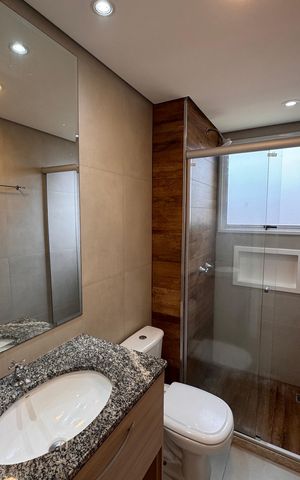 Apartamento para alugar com 60m², 2 quartos e 1 vaga Apartamento para alugar com 60m², 2 quartos e 1 vagaBanheiro
