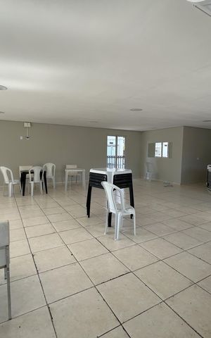 Apartamento à venda com 43m², 2 quartos e 1 vagaÁrea comum - Salão de festas
