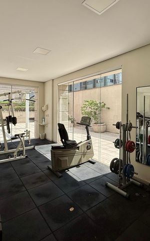 Apartamento para alugar com 47m², 1 quarto e 1 vaga Apartamento para alugar com 47m², 1 quarto e 1 vagaAcademia