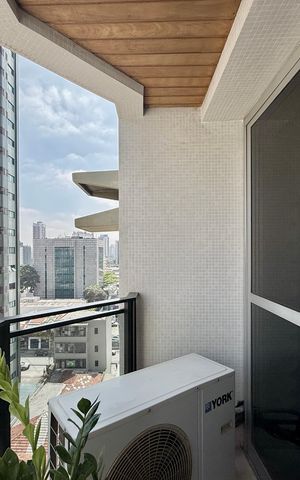 Apartamento para alugar com 47m², 1 quarto e 1 vaga Apartamento para alugar com 47m², 1 quarto e 1 vagaSacada