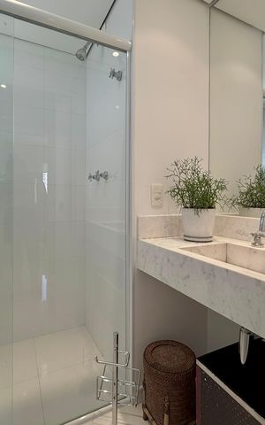 Apartamento para alugar com 47m², 1 quarto e 1 vaga Apartamento para alugar com 47m², 1 quarto e 1 vagaBanheiro Suíte