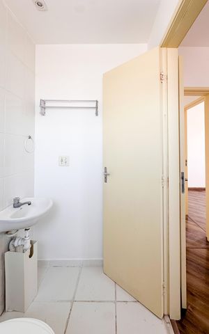 Apartamento para alugar com 56m², 2 quartos e 1 vaga Apartamento para alugar com 56m², 2 quartos e 1 vagaBanheiro da Suíte
