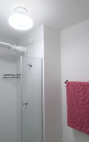 Apartamento para alugar com 20m², 1 quarto e sem vagaBanheiro da Suíte