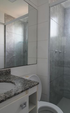 Apartamento para alugar com 42m², 2 quartos e 1 vaga Apartamento para alugar com 42m², 2 quartos e 1 vagaBanheiro