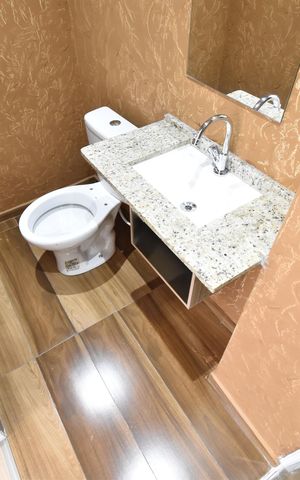 Studio para alugar com 38m², 1 quarto e sem vagaBanheiro do Studio