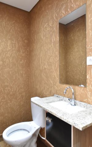 Studio para alugar com 38m², 1 quarto e sem vagaBanheiro do Studio