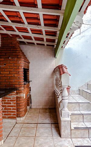 Casa à venda com 160m², 3 quartos e 2 vagasÁrea gourmet