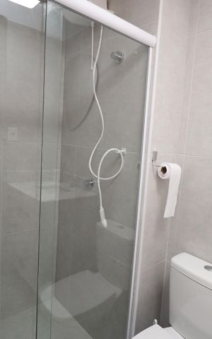 Studio para alugar com 23m², 1 quarto e 1 vaga Studio para alugar com 23m², 1 quarto e 1 vagaBanheiro