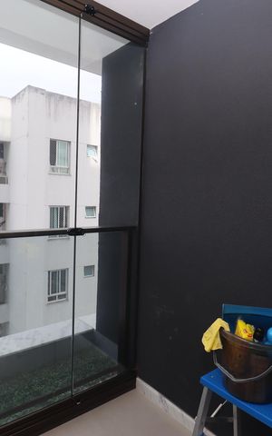Studio para alugar com 23m², 1 quarto e 1 vaga Studio para alugar com 23m², 1 quarto e 1 vagaVaranda