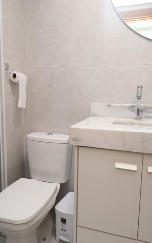 Studio para alugar com 23m², 1 quarto e 1 vaga Studio para alugar com 23m², 1 quarto e 1 vagaBanheiro