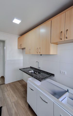 Studio para alugar com 36m², 1 quarto e sem vaga Studio para alugar com 36m², 1 quarto e sem vagaCozinha/Área de serviço